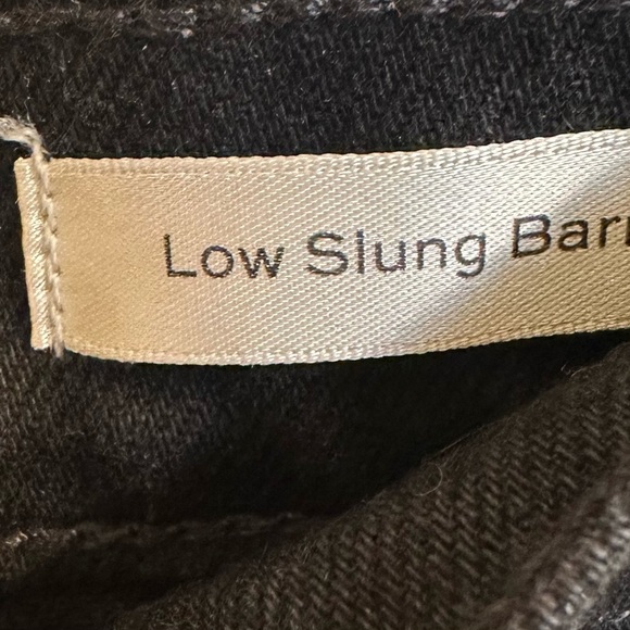 FRAME Low Slung Barrel Jeans in Black SOLD OUT Size 29 NWT $278 - Picture 8 of 10